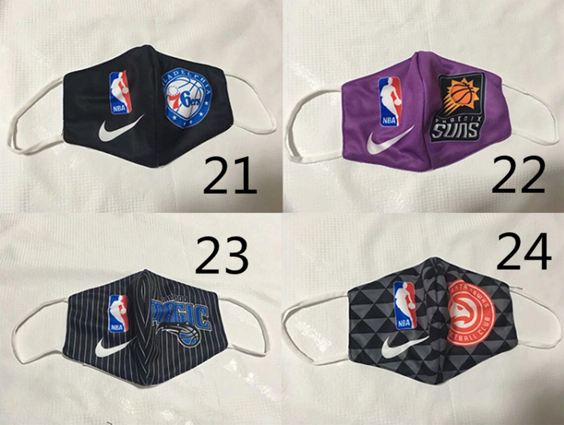 Basketball Team Face Masks Basketball MaskMask With Etsy