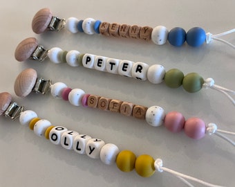 Bestseller!! Frühling | Personalisierte benutzerdefinierte Schnullerclip Ostern | Benutzerdefinierte Baby Name | Personalisierte Baby Geschenk | Babyparty | Neugeborenen Geschenk