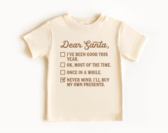 Dear Santa | Christmas Tshirt | Toddler Tee | Baby Onesies | Holiday | Tis the season