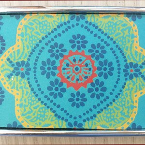 Fun boho belt buckle made from recycled cookie tin. Tin Belt Buckle.  Men&#39;s buckle. Women&#39;s gift. Recycled gift. Mens gift. Gift for men.