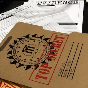 DIY Detective Case File Card [DIGITAL DOWNLOAD]