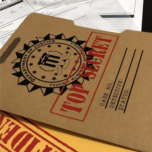 DIY Detective Case File Card DIGITAL DOWNLOAD Etsy