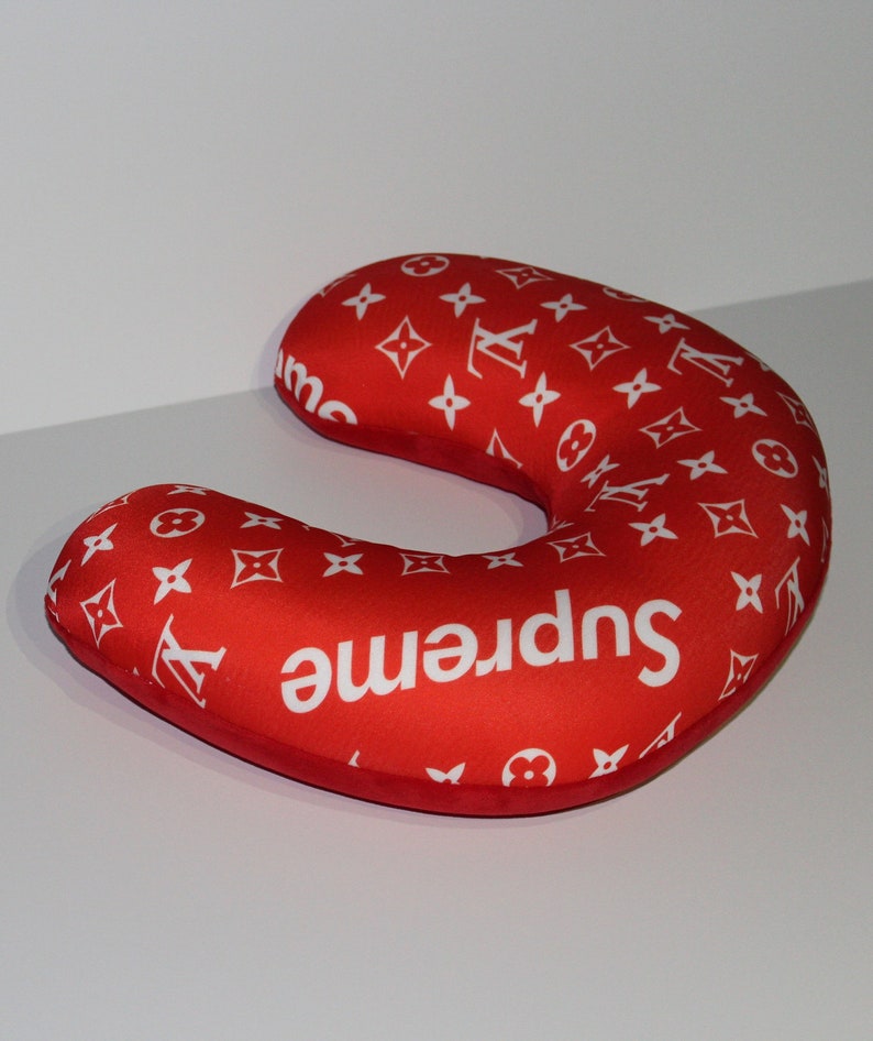 Comfortable Red Neck Pillow Etsy