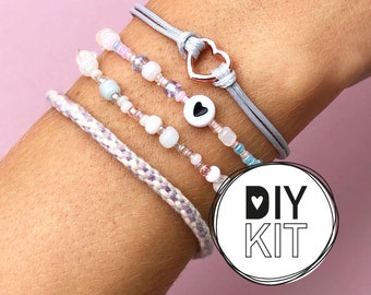 DIY Bracelet Kit Summer Pastel