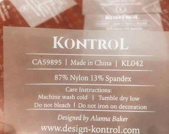 150 Tagless Clothing Labels, Made in USA - Etsy