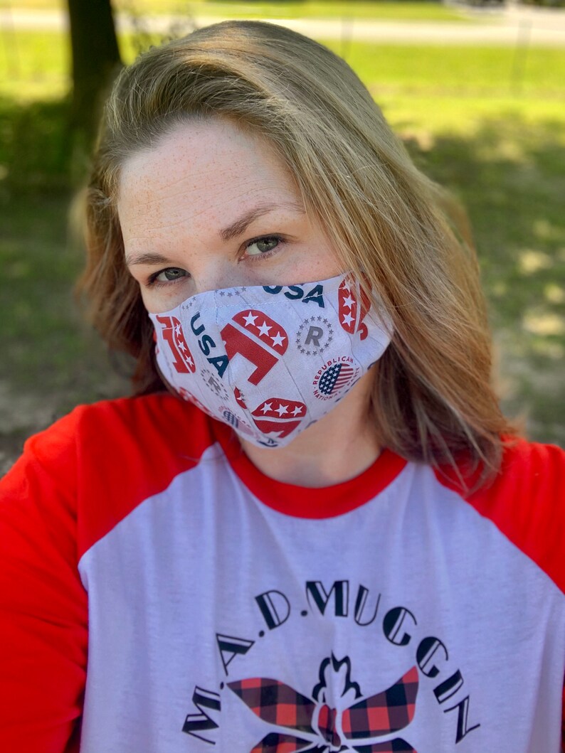 Republican Elephant GOP Breathable Washable Face Mask Etsy