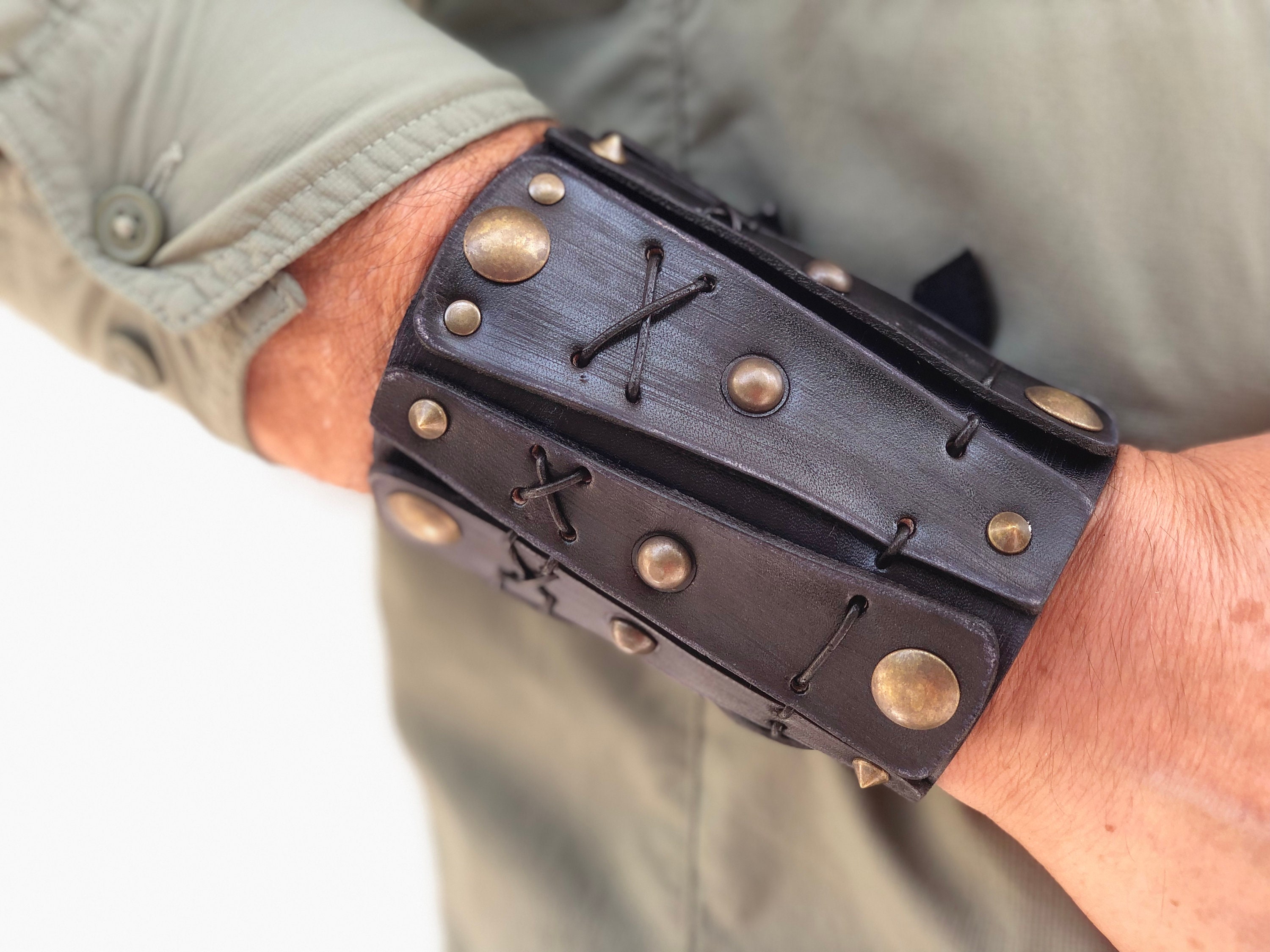 Wide Leather Cuff, Men Leather Bracelet, Leather Cuff Wide Leather Cuff, Men Leather Bracelet, Leather Cuff
