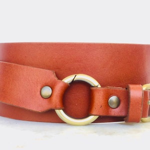 Leather cuff, Men leather bracelet, Leather bracelet image 5