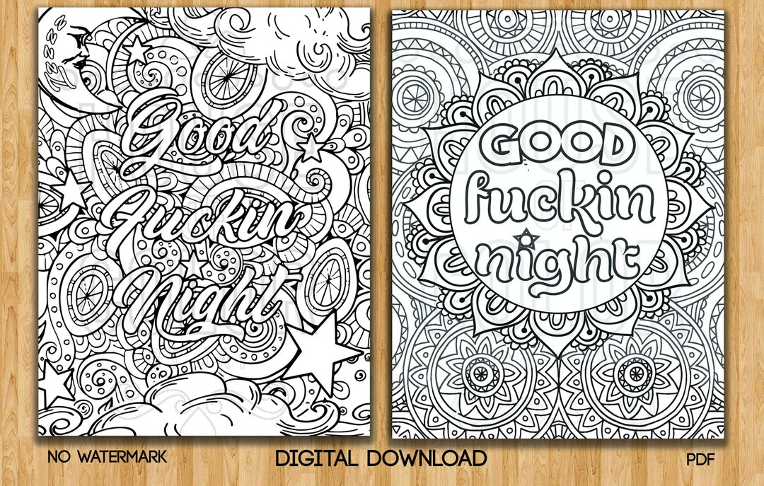 Swearing Coloring Pages Sweary - Il 1080xN.3299921429 5pv1 