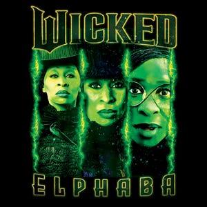 Wicked PNG, Wicked Movie png,  Wicked Change for Good PNG, Wicked png Clipart, Wizard Movie Fan Tee, Elphaba PNG, Digital Download