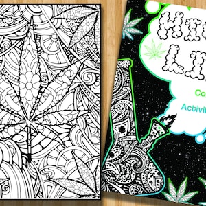 Princess Stoner Coloring Book: Anti Stress funny Weed Coloring