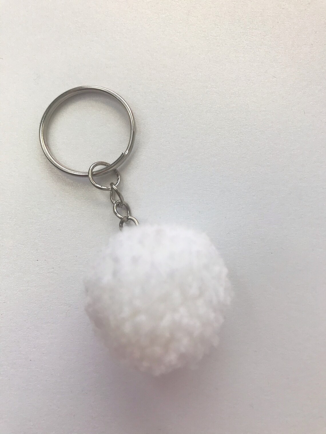 Yarn Pom Pom Keychain Pom Pom Handmade Accessories Etsy