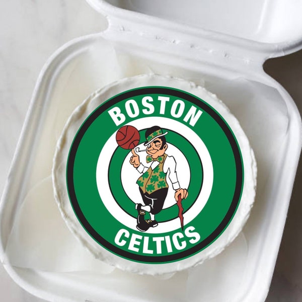 Boston Celtics Edible image for cake and cupcakes, icing sheet, cake topper image.