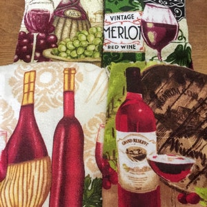 WineCrochet Hanging Towels
