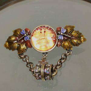 Kirks Folly Seaview Autumn Moon Goddess Pin Brooch