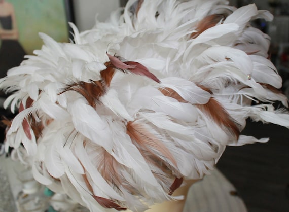 Vintage Ms Divine Designer Tagged Wool And Feathe… - image 5