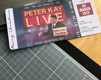 Surprise Theatre Ticket - Peter Kay