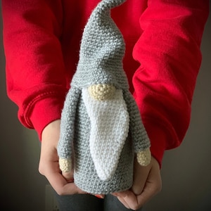 Crochet Tall Holiday Gnome
