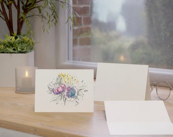 Watercolor Greeting Cards - Set of 5
