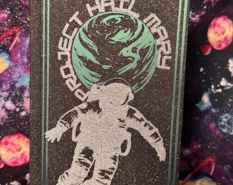 Project Hail Mary Handbound Book | Andy Weir Sci-Fi Rebound Hardcover Edition