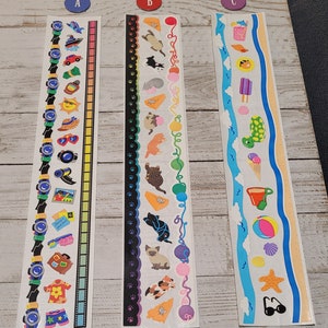 Vintage 1990s Sandylion Sticker Strips