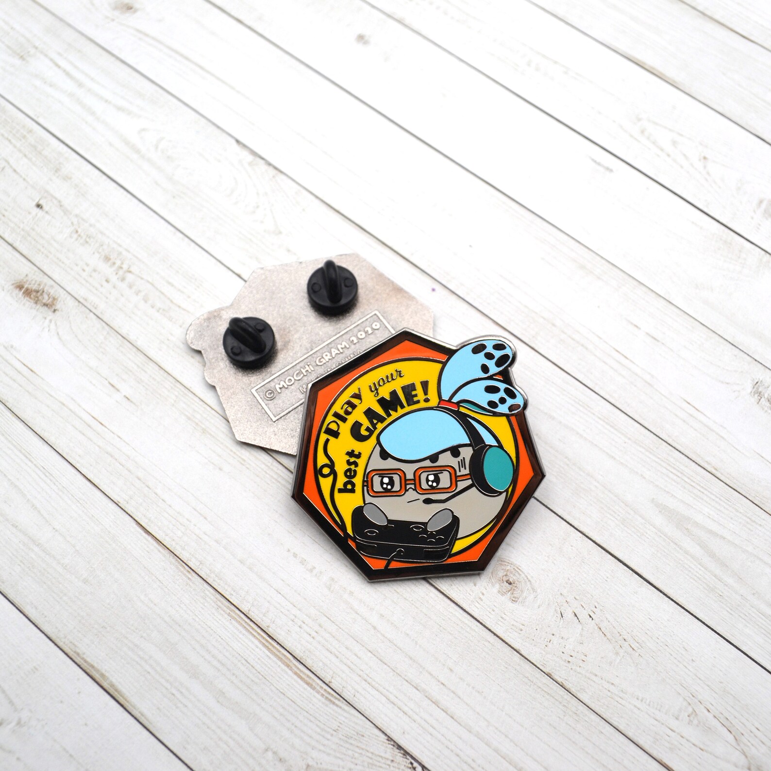Play Your Best Game Pin Hard Enamel Pin Gaming Pin - Etsy