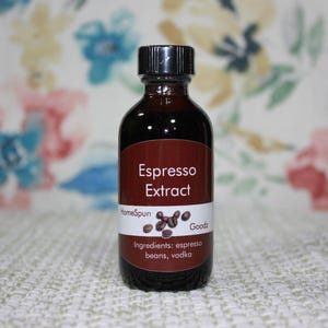 Premium Espresso Extract, Baking & Ice Cream Flavoring