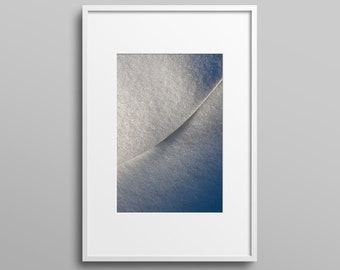 Abstract Snow Closeup #4 Photo Print