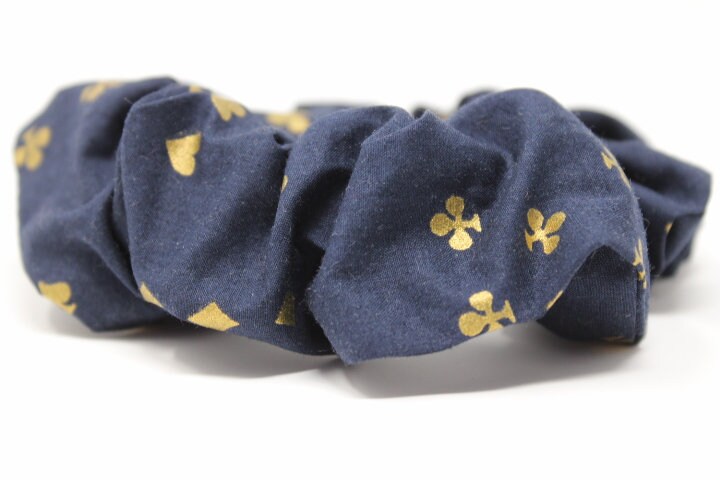 Playing card hair tie, Deck of cards scrunchie, Cotton, Matchs face mask