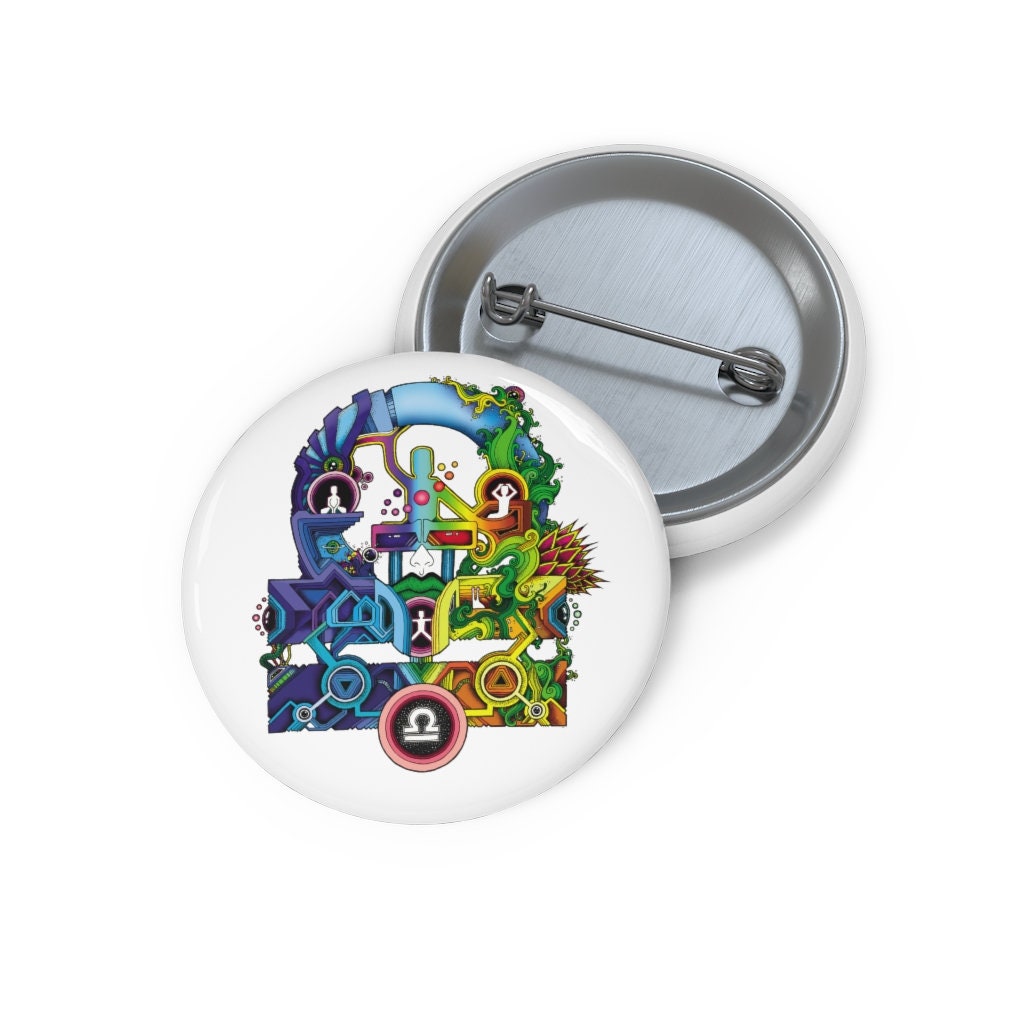 Custom Pin Buttons Etsy