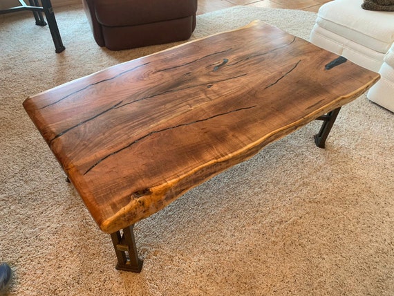 Living Room Table 2 Thick Mesquite Wood Slab 58 X 30 All Living Room Table 2 Thick Mesquite Wood, Thick Wood Slab Coffee Table