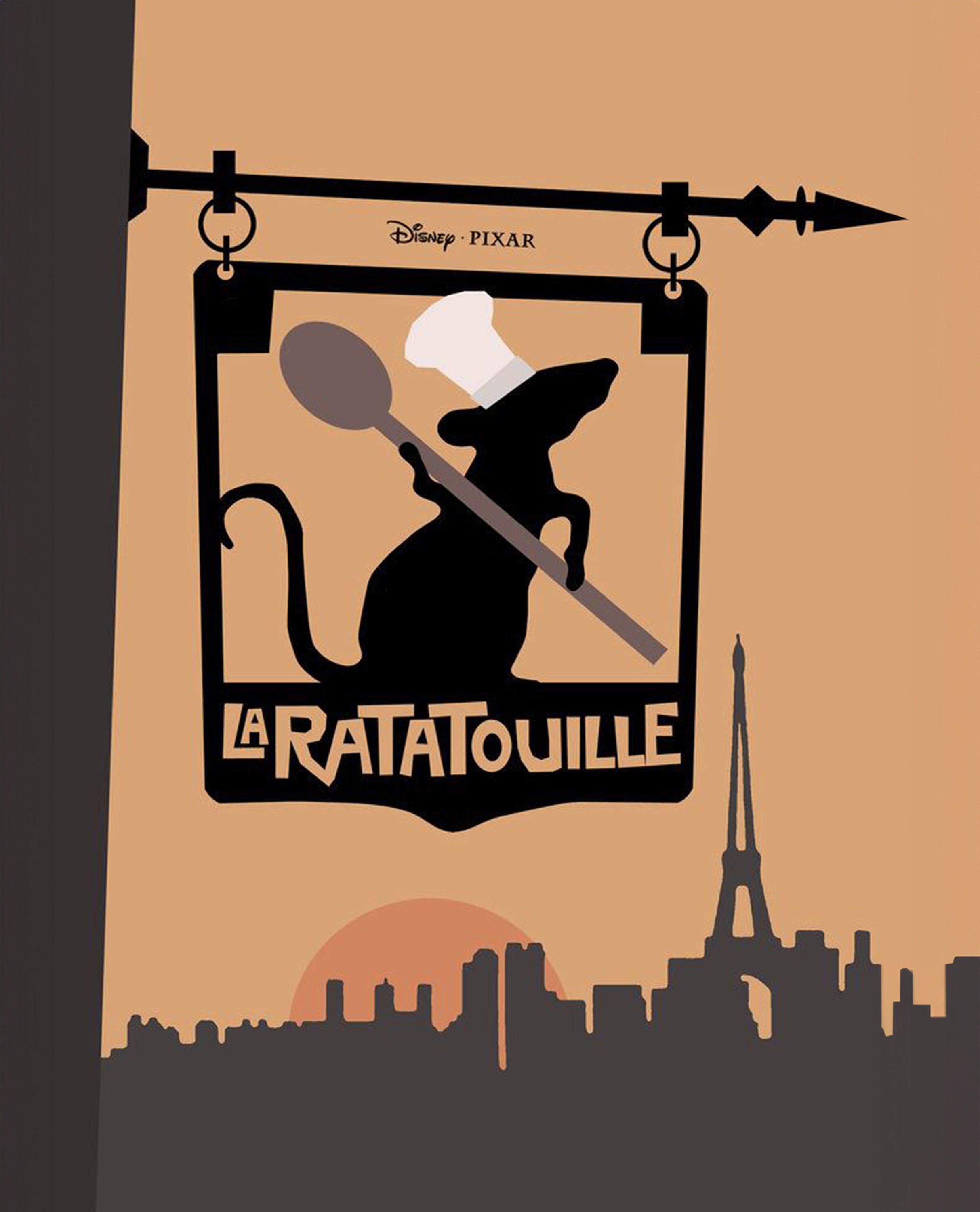 Ratatouille Movie Poster | Minimalist Movie Poster | Brad Bird ...