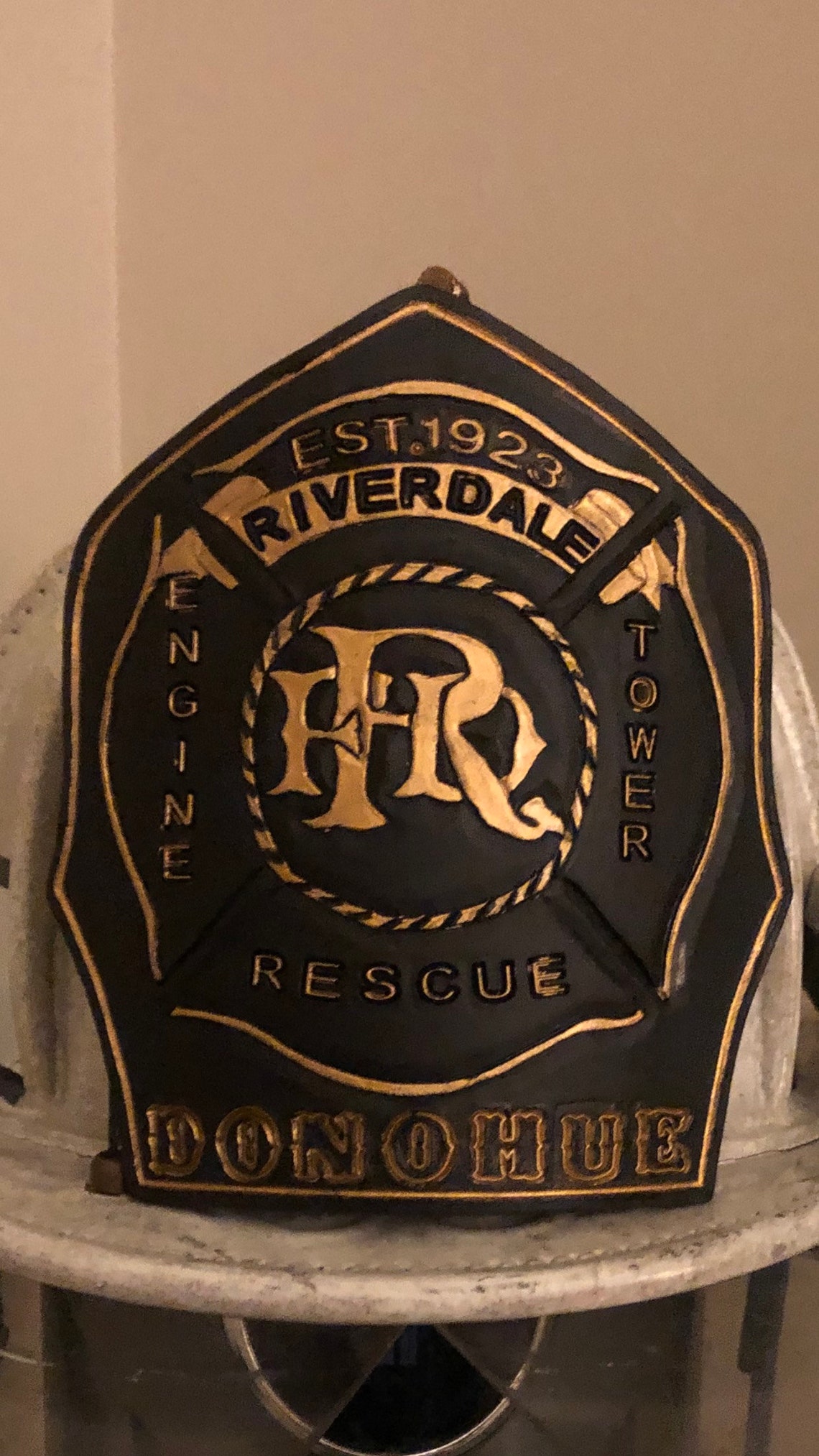 Custom Fire Helmet Shield Etsy