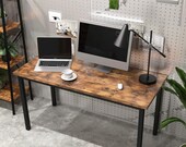 Computer Desk, 47 quot Office Desk with 0.7 quot Thicker Tabletop, 1.6 quot Sturdy Metal Frame, Secretary Desk, Mid Century Desk, Gaming Desk, Office Desk