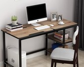 Multi-Function Drawing Table with Adjustable Tiltable Stand Table Board, Secretary Desk, Mid Century Desk, Gaming Desk, Office Desk
