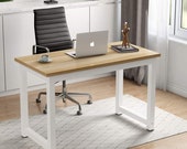 Computer Desk,47 inc Modern Simple Office Desk Computer Table Study Writing Desk, Secretary Desk, Mid Century Desk, Gaming Desk, Office Desk