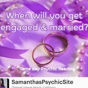 When Will you get Married? (Delivered Same day)