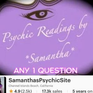 1 Question Psychic Reading! (Delivered same day!)