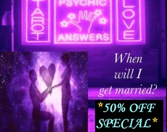 When Will you get Married? Psychic Reading!(Delivered Same day)