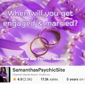 50% Off Today only When Will you get Married? (Delivered Same day)