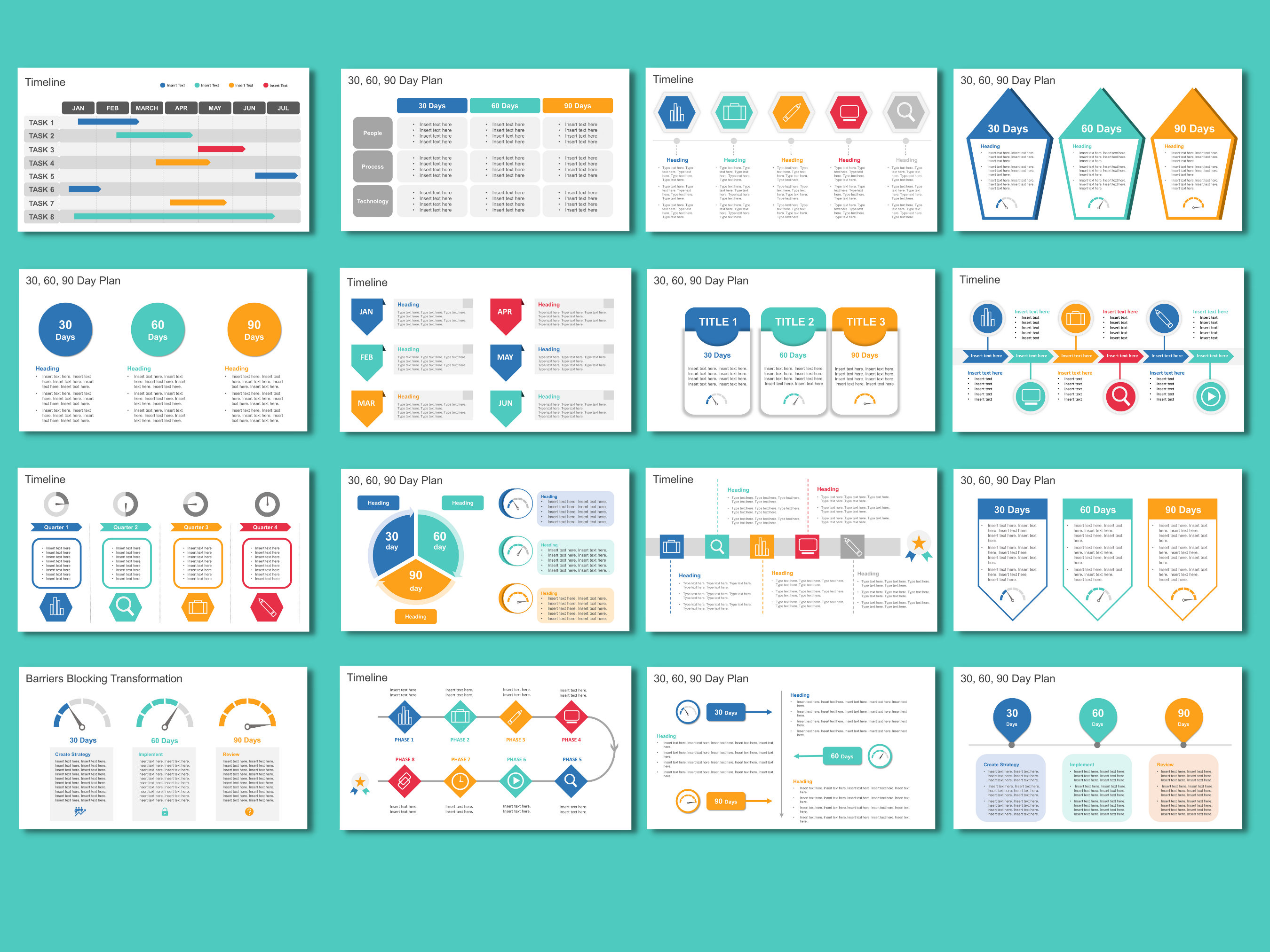 Customizable Powerpoint Template Bundle Minimalist (Instant Download ...