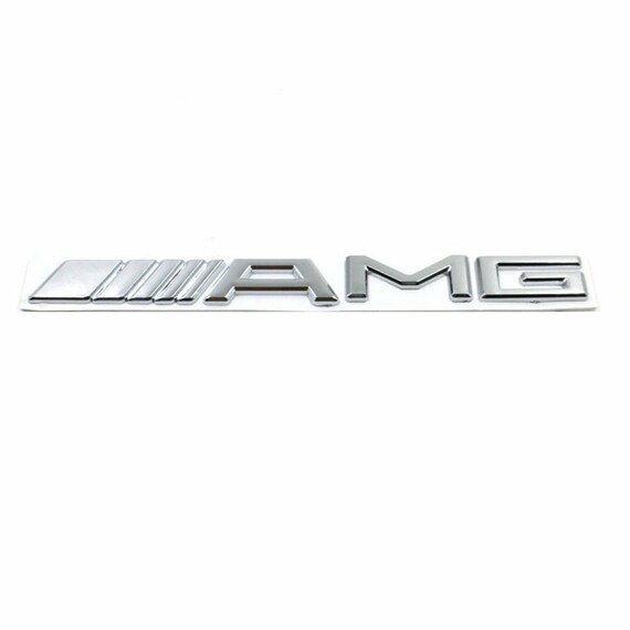  AMG Mercedes-Benz Badge Emblem Decal Trunk Fender Sticker Logo  Chrome USA New! : Automotive