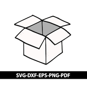 Shipping Boxes svg clip art  cut file silhouette  instant digital download  formats: dxf, eps, png, pdf