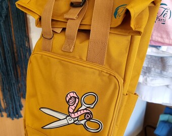 Sewing Scissors Mini Backpack