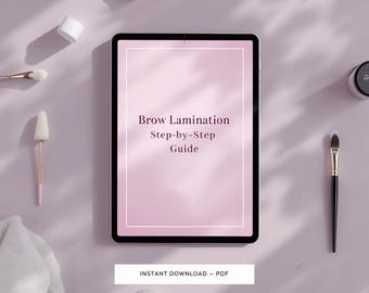 Brow Lamination Training Guide | PDF Download | Step-by-Step Beauty Manual