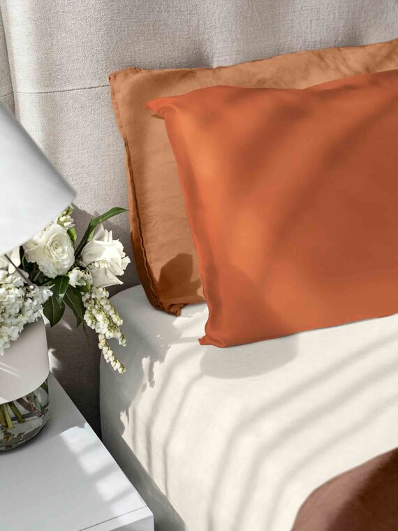 Slip Silk Queen Pillowcase Caramel Beige, Silk Black Eye Sleep Mask