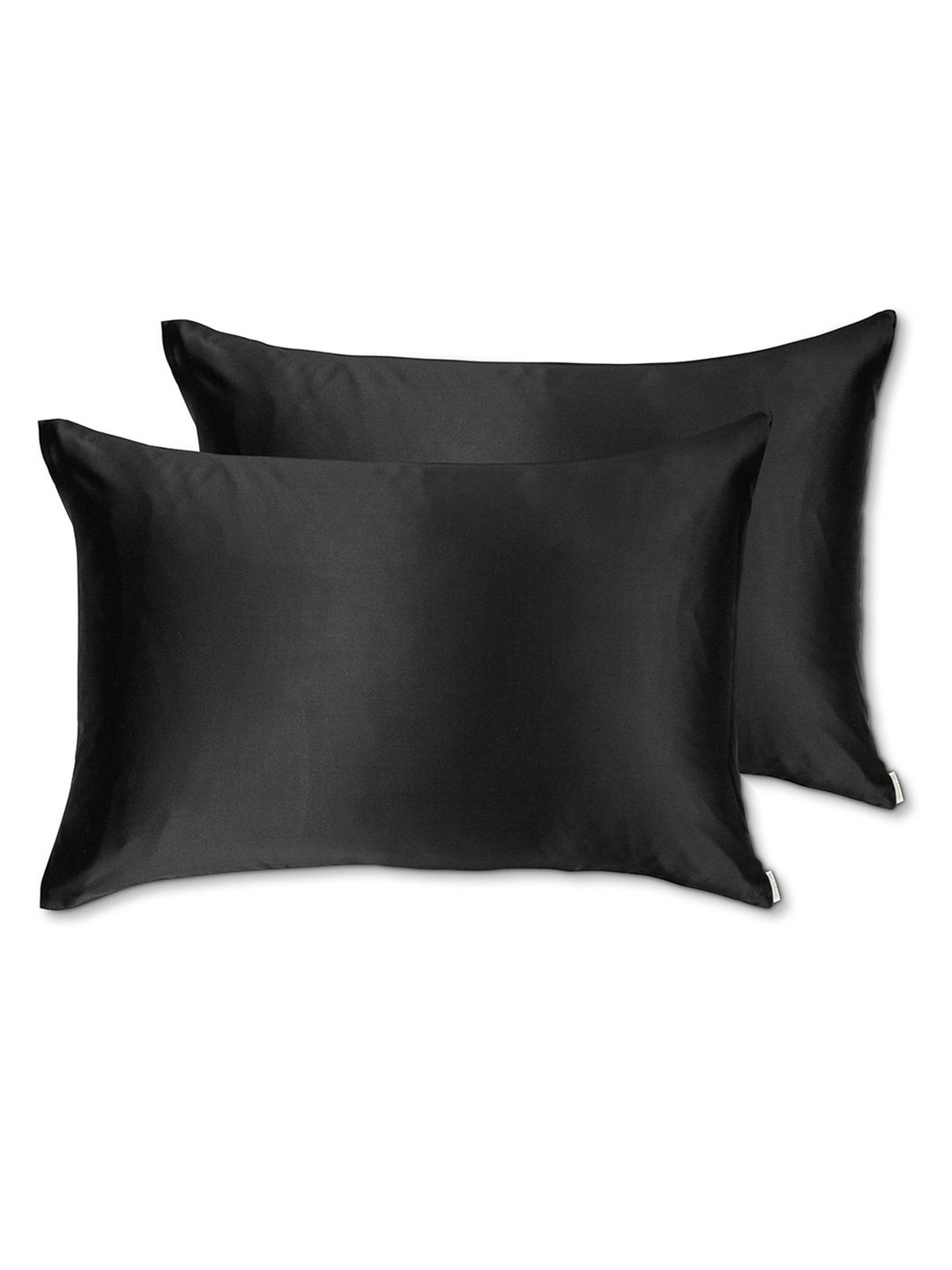 Silk Queen Pillowcase, Set of 2 Midnight Black 25 Momme 100 Mulberry