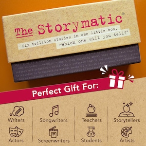 Storymatic Classic ~ Write and Tell Stories, Play Games, Get Creative ~ 540 Prompt Cards and a Booklet with Prompts, Games, Activities