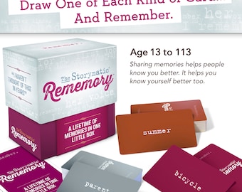 Rememory by Storymatic – Memory & Creative Writing Prompts for Conversation, Storytelling, and Personal Reflection