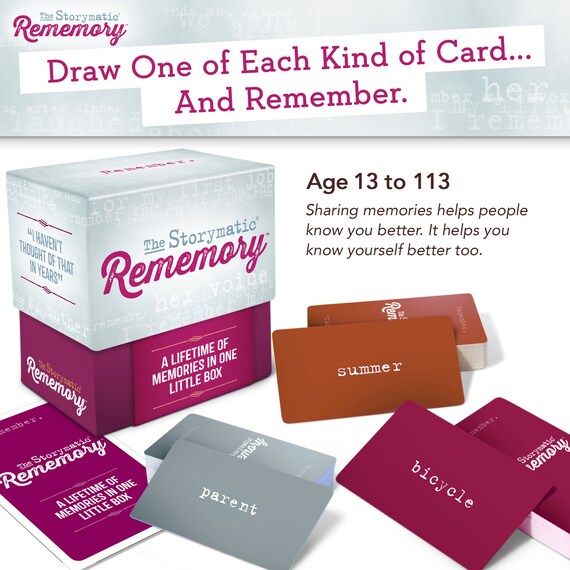 The Storymatic Rememory - Share Memories and Make New Ones - Made in USA